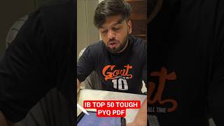 IB TOP 50 TOUGH PYQ WITH SOLUTIONS PDF#maths #ibacio
