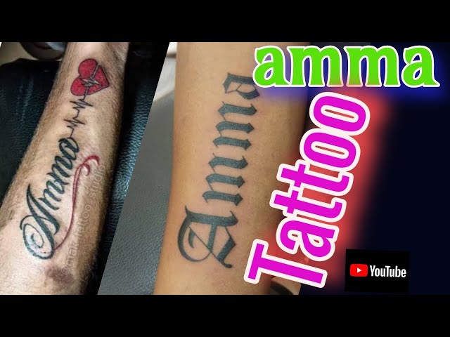 Amma tattoos on Instagram: 