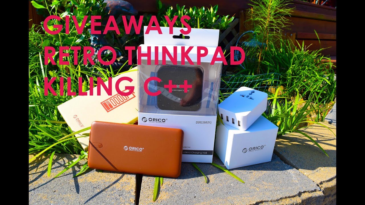 Subscriber Update 7/2/2017: ORICO Tech Giveaway, Retro Thinkpad ...