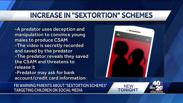 FBI: Increase in "sextortion" schemes in Arkansas targeting children and teens on social media