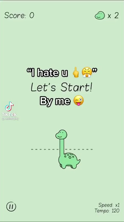 Like a dino version-I hate you