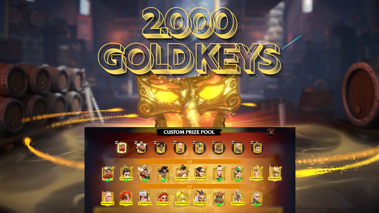 2.000 Gold Keys push - Call of Dragons