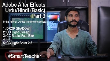 Adobe After Effects Urdu Tutorial Part 3 With Smart Teacher