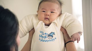 We Got Her a Fat Suit | Testing the Baby Merlin's Magic Sleepsuit
