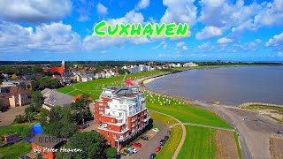 Cuxhaven - coastal town on the North Sea - top video recordings with the drone