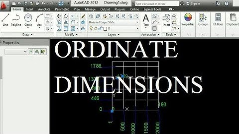 #Ordinate #Dimensions best use in #AutoCAD# practice #Ordinate# linear dimensions in #AutoCAD# featu
