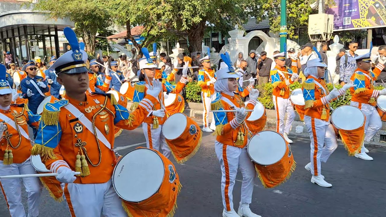 marching band STREET PARADE Drum corps Gema Dirgantara di PIALA RAJA