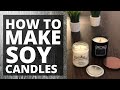 DIY How to make soy candles with GB 464