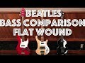 Beatles Bass Comparison /ビートルズのベース弾き比べ - Rickenbacker vs Hofner vs Jazz Bass