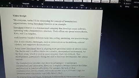 Boundaryless Organizations Video
