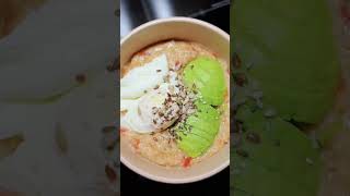 Томатная овсянка 🍅 КБЖУ:210/15/11/11