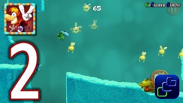 RAYMAN Fiesta Run Android Walkthrough - Part 2 - Level 4-7 PERFECT 100% w/ invaded