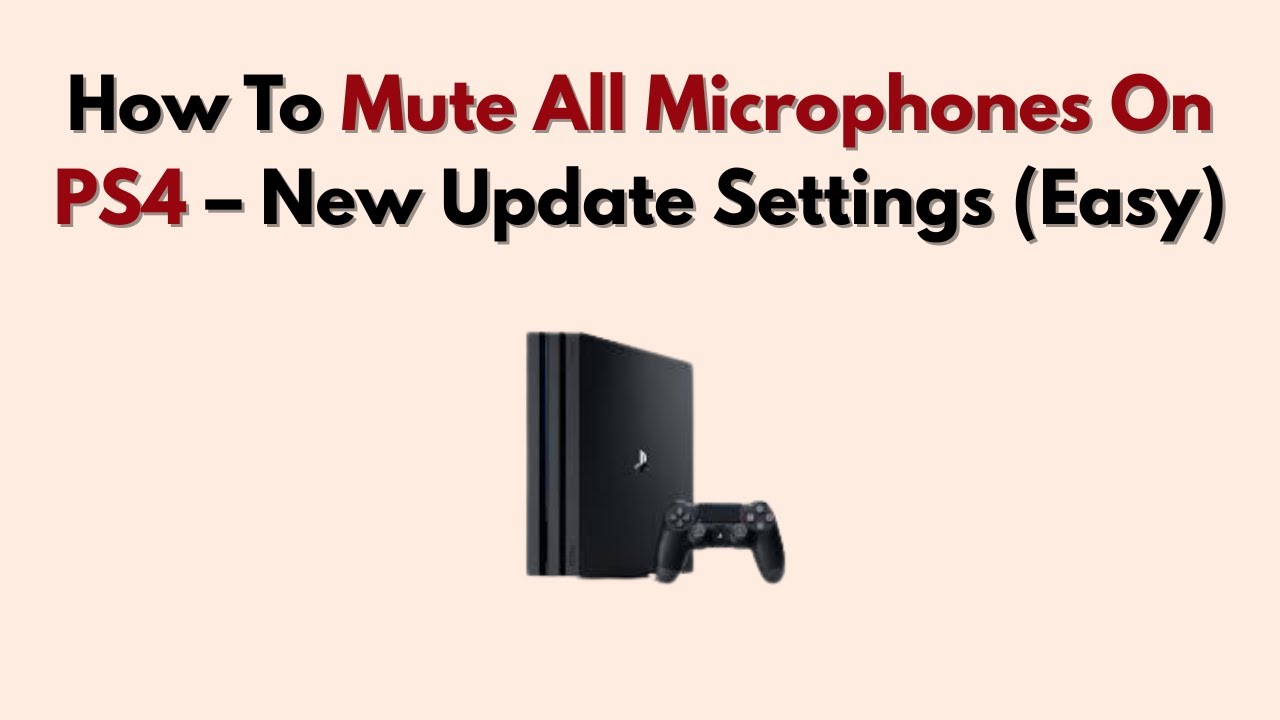 Как отключить все микрофоны на PS4 — новые настройки обновления (легко)