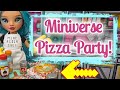 #Miniverse Pizza Party! Remix Chicken Alfredo Pizza &amp; Dessert Pizza! DIY Miniature Foods UV Resin