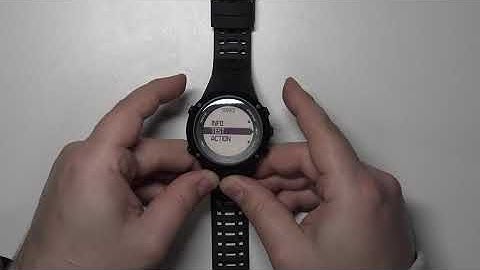 How to Clear Calibration in SUUNTO Ambit3 Peak – Erase Recovery Test Calibration