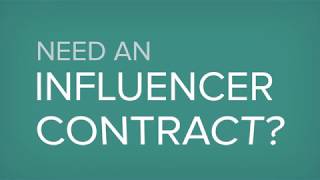 Influencer Contract Checklist
