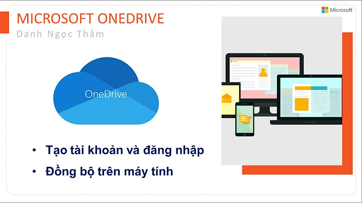 Cách thoát tài khoản onedrive trên máy tính