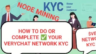 Verychat Mining Kyc Opened How To Complete Kyc Withdrawal Soon Node Mining