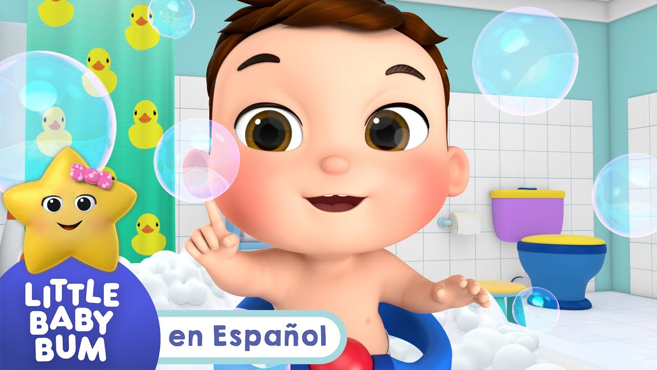 ⁣Primer Baño de Bebé Max | Canciones Infantiles | Dibujos Animados | Little Baby Bum en Español