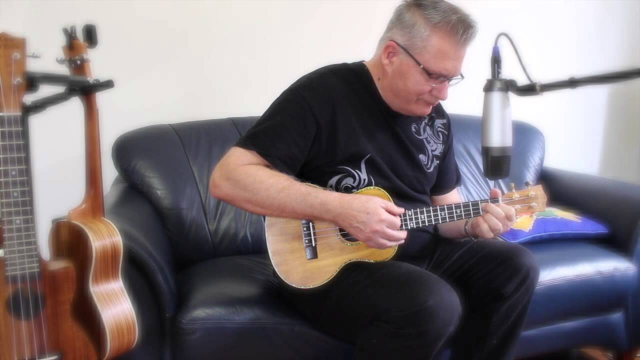 Imagine ukulele cover on the Aiersi Koa Tenor Ukulele SU076P YouTube