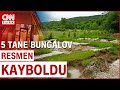 İlginç Bungalov Hırsızlığı: 5 Bungalovu Havuzuyla Söküp Götürdü