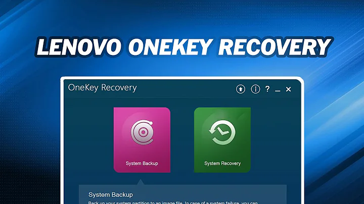 How to Use Lenovo OneKey Recovery in Windows