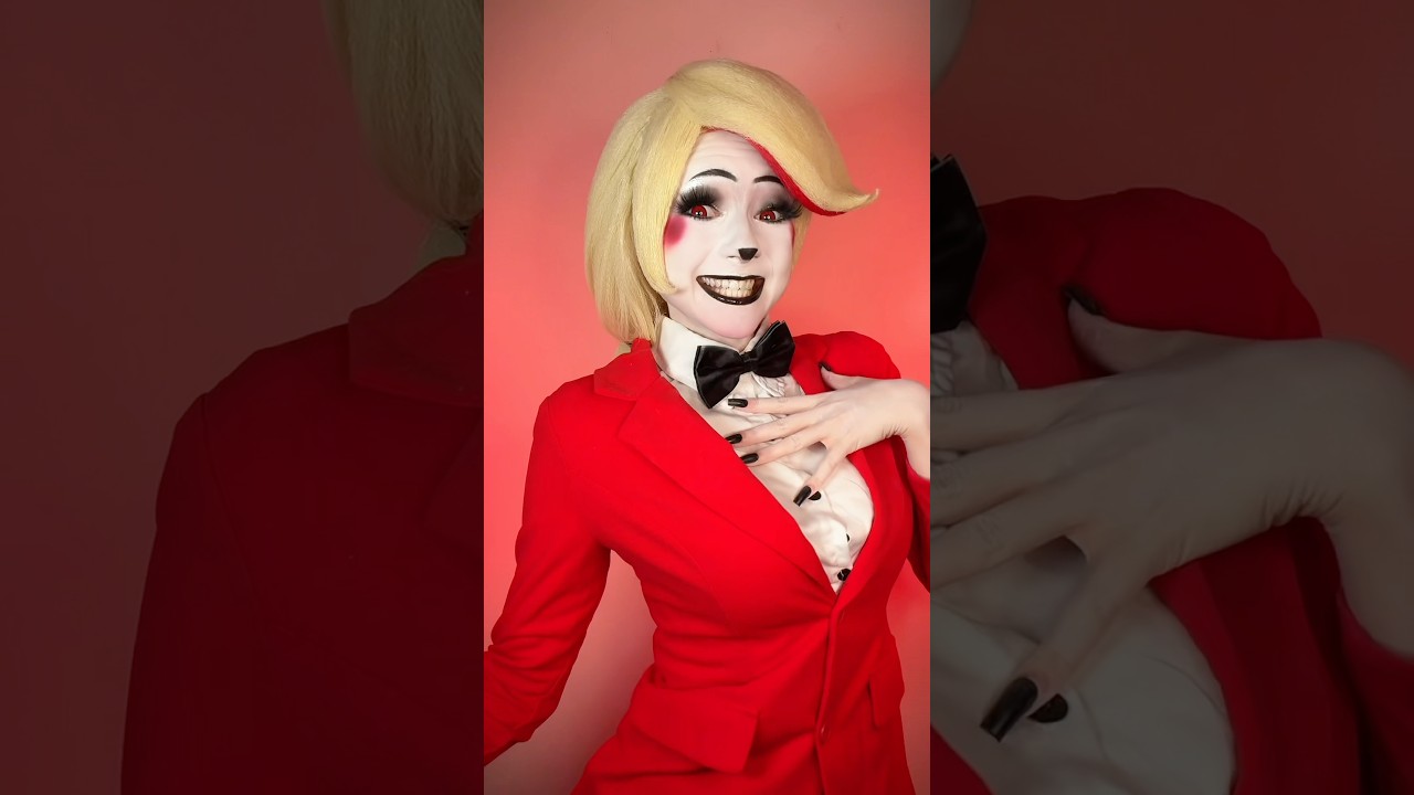 Meet Nifty! Who should I cosplay from Hazbin Hotel next? #charliemorningstar #hazbinhotel #cosplay