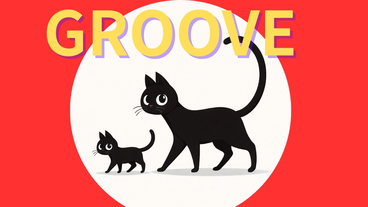 【Playlist|1 Hour】作業用🎧️｜Black Cat Whisper | Smooth Funky Night Groove