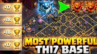 NEW Best TH17 Base WITH Link 2026 | TOP 5 TH17 War Base | TH17 Legend Base Anti 2 Star | COC TH17  screenshot 2
