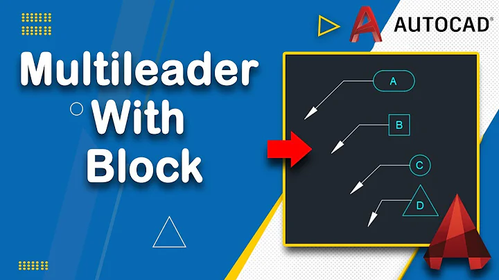 How to create Multileader using a block with an attribute in AutoCAD