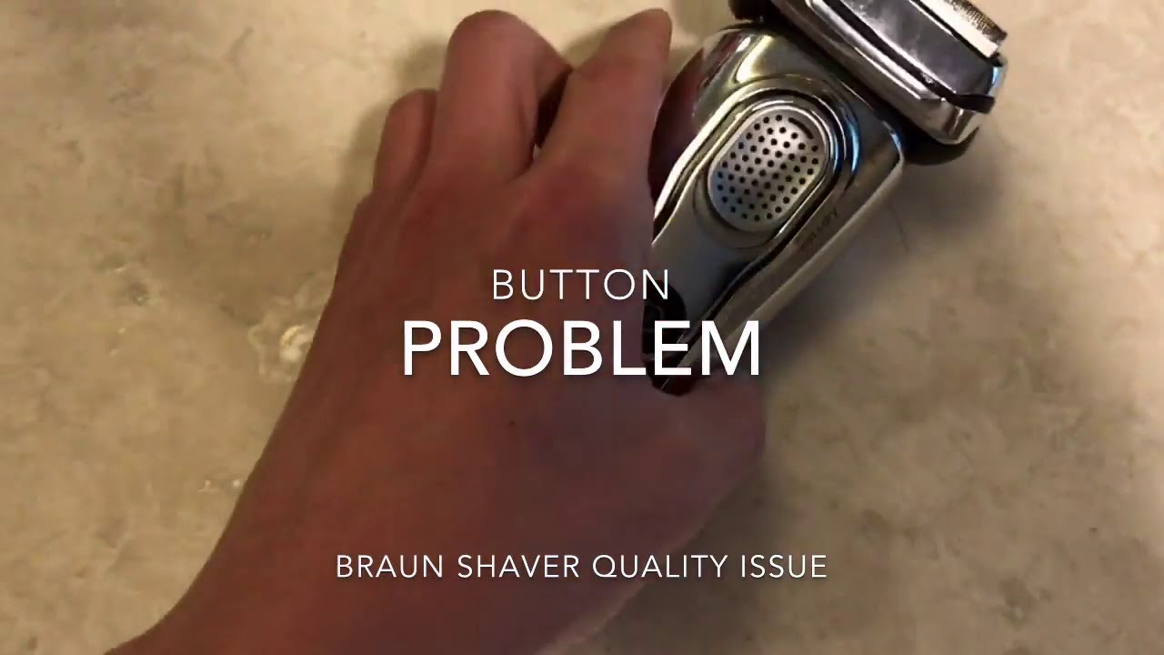 Braun Shaver Quality Issue Series 9 YouTube