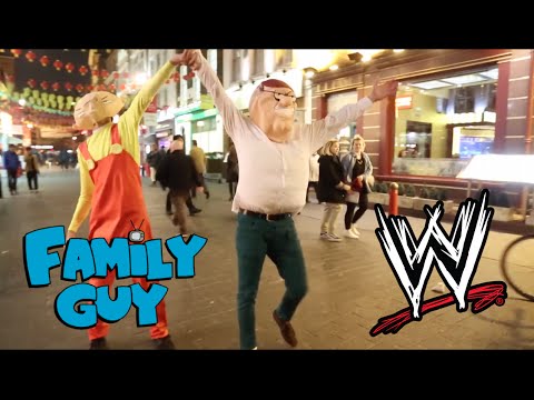 Family Guy Public WWE Finishers!