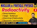 Radioactivity Law | Geiger Nuttall Law | Successive Transformations | Branching