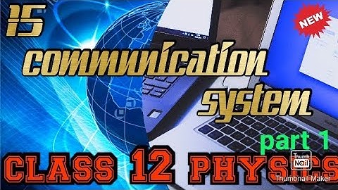 Communication system in Hindi || Best Notes||class 12|| quick revision||crash course|| kya hota hai
