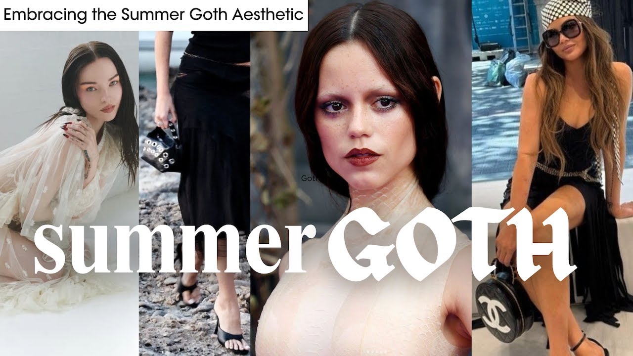 Summer Goth Style & Handbags 🖤 ft Bottega Veneta, Chanel, Hermes, Schiaparelli, Isabel Marant & more