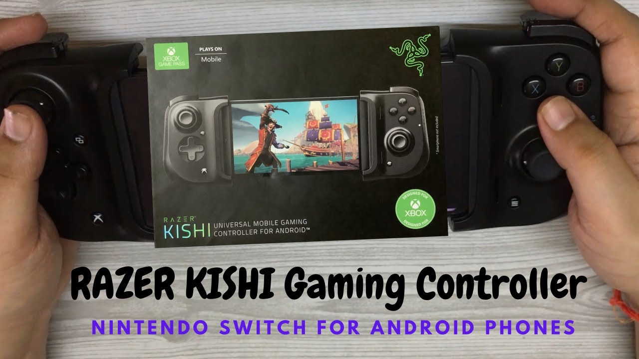 RAZER KISHI Gaming Controller | Nintendo Switch Style Gaming for your Android Phones | 2D Techno