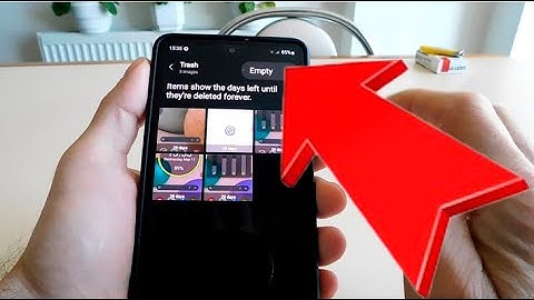How to find and empty recycle bin in samsung a12