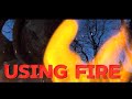 Using fire:short suspenseful horror film