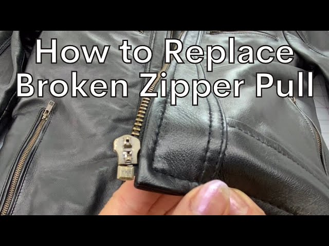 How to Replace a Jacket/Hoodie Zip Slider - Fix a Missing Zipper