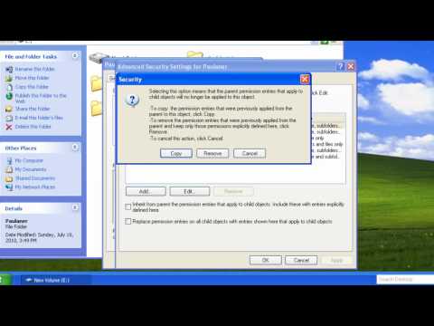 Windows XP - NTFS Permissions