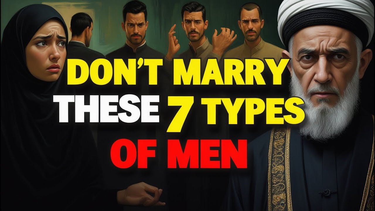 DONT MARRY these 7 types of Men  ISLAM
