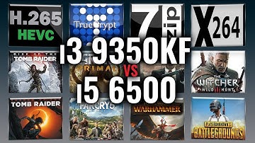 Intel i3 9350KF vs i5 6500 Benchmarks | Test Review | Comparison | Gaming | 13 Tests