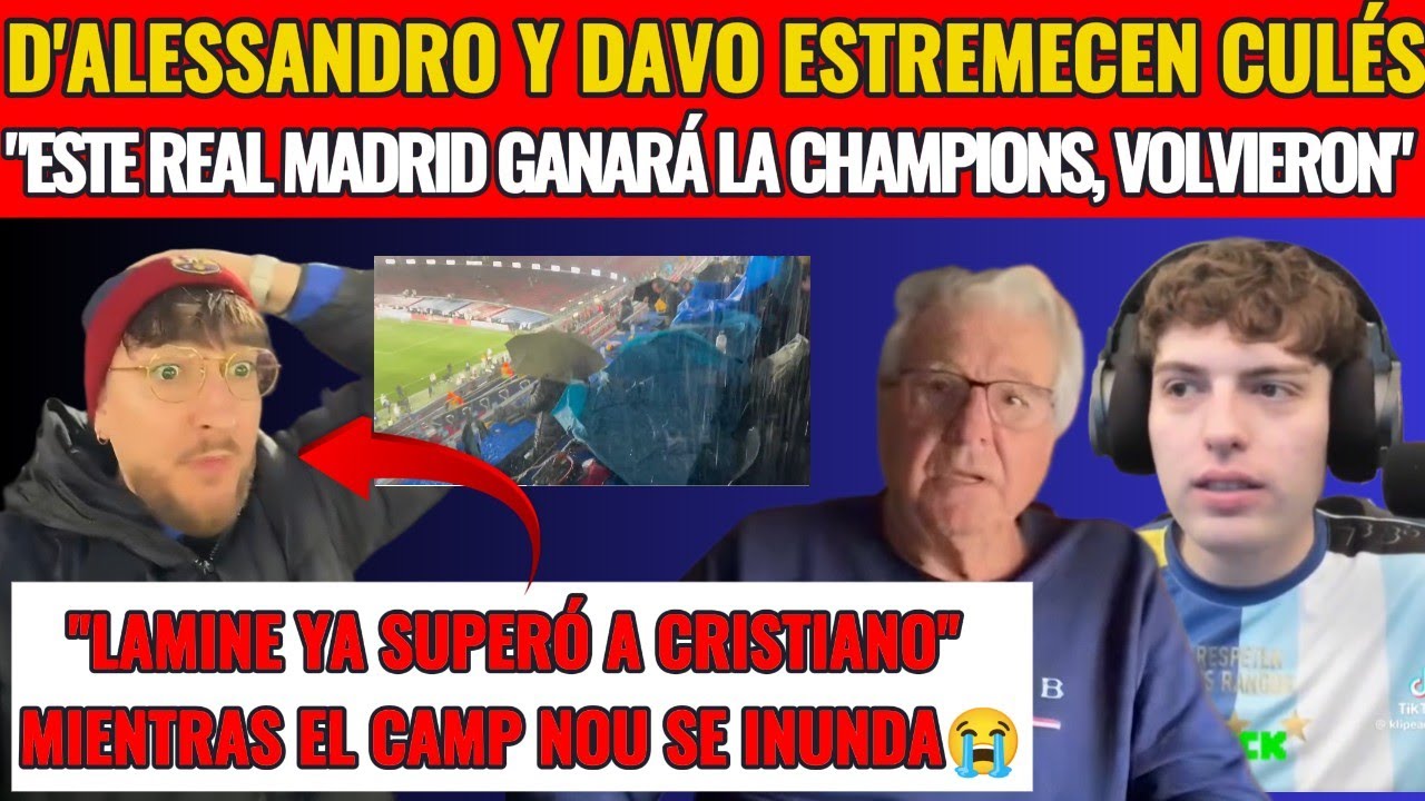 DAVO ESTREMECE A LOS CULES: "ESTE REAL MADRID GANARÁ LA CHAMPIONS"