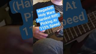 Megadeth - Holy Wars... The Punishment Due (Hardest Riff At 115% Speed) @Megadeth