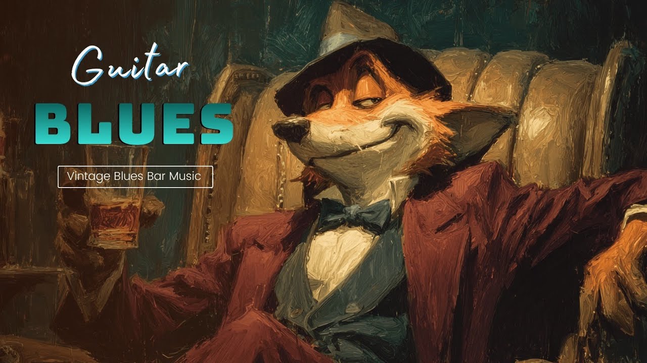 Плавная Ретро Блюз Гитара Музыка