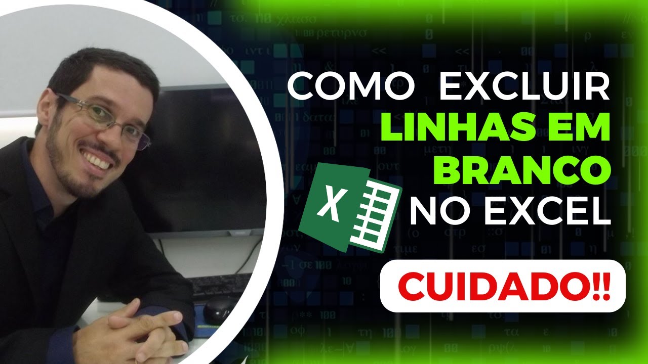 Como Excluir Linhas em Branco no Excel - YouTube