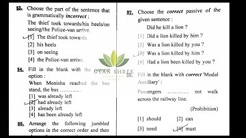 HTET 2022 Answer Key | HTET PGT Level- 3 Paper Solved |  English Language Portion Solved | #htet2022
