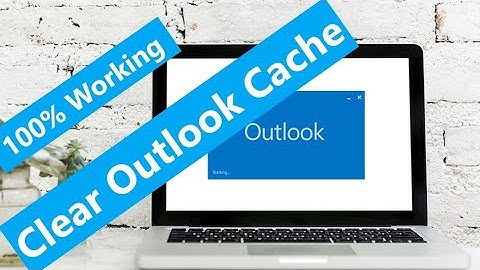 How to Clear  Outlook Cache 🚴‍♀️ Improve Outlook Performance 2023 💯💯💯