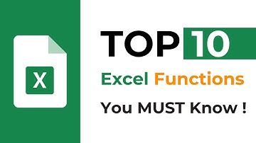Top 10 Most Productive Excel Functions You MUST Know!