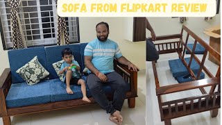 Sofa Purchased from Flipkart Unboxing and review | 3 Seater Sofa | Sofa Online | Online shopping